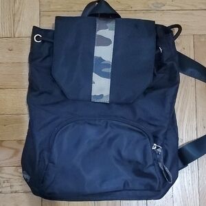 Ev1 Stylish Black Camouflage Backpack